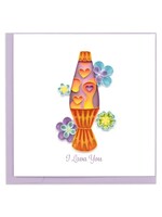 Quilled Card - Love Lava Lamp