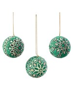 Ornament - Quilled Christmas Ball Evergreen