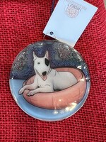 Ornament - Bull Terrier Dog Recycled Glass