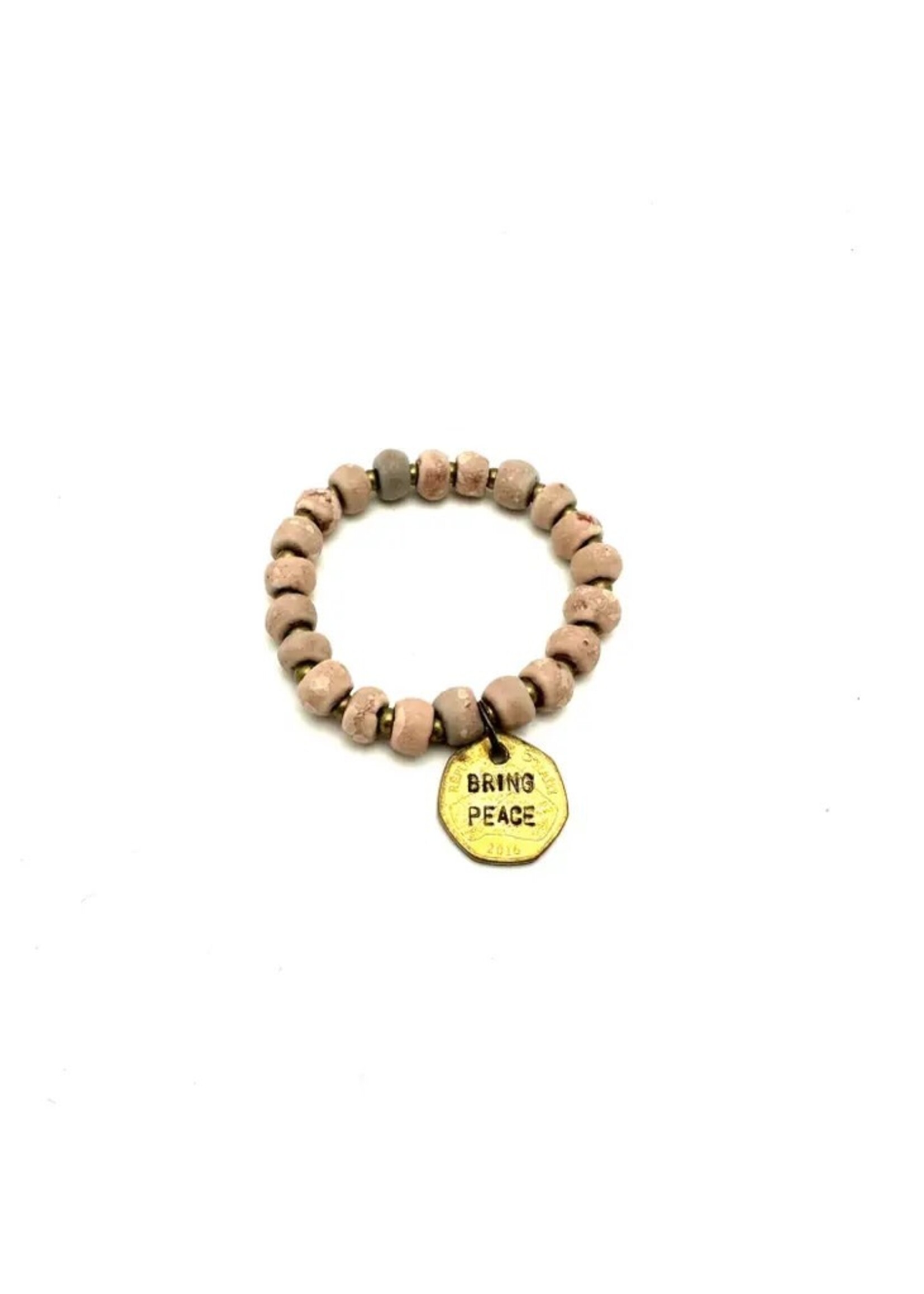 Bracelet- Ceramic Charm