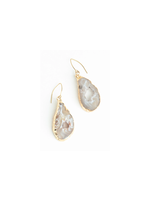 Earrings - Natural Beauty Agate and Gold