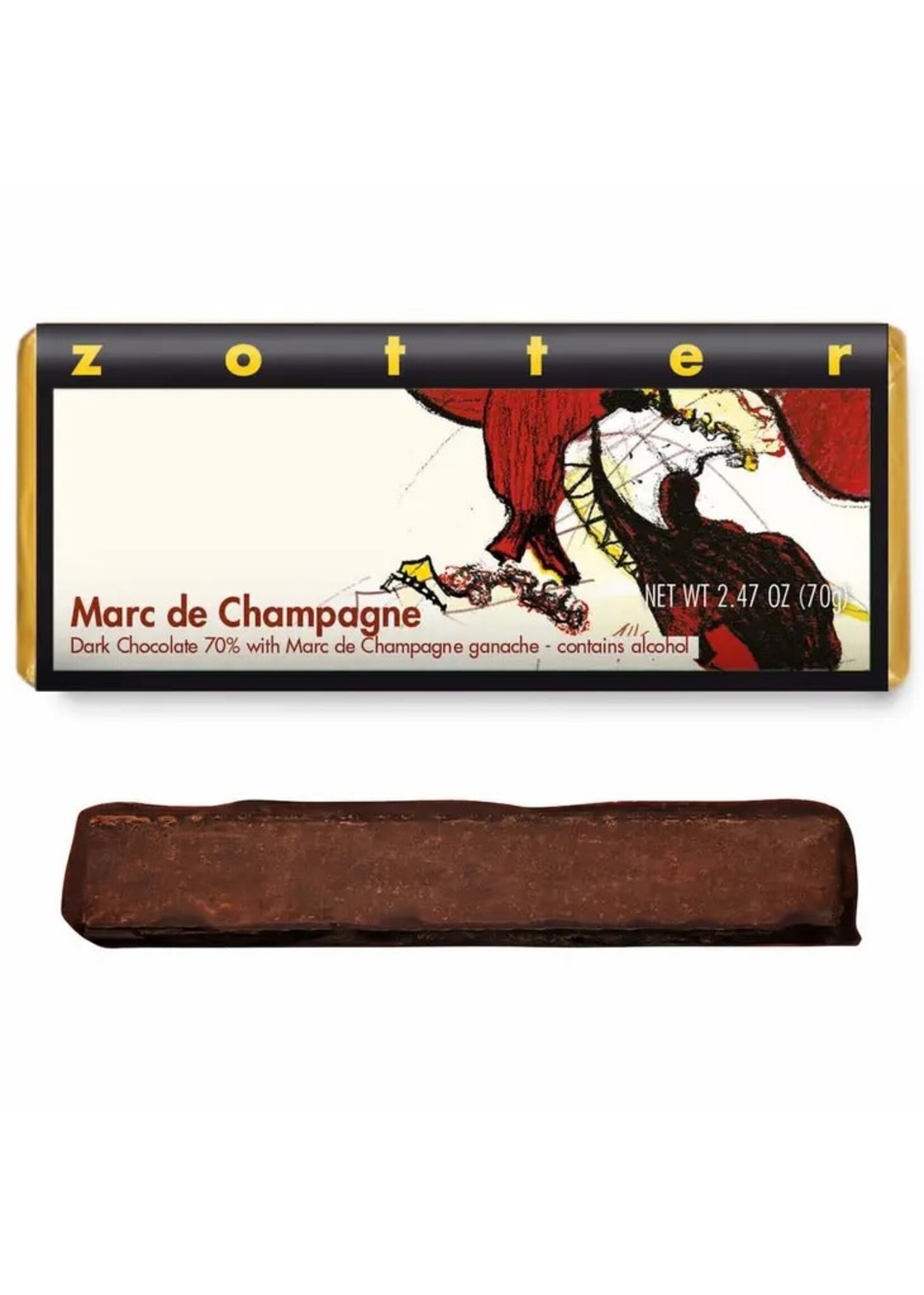 Chocolate Bar - Marc de Champagne