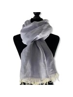 Scarf - Handwoven Linen Lavender