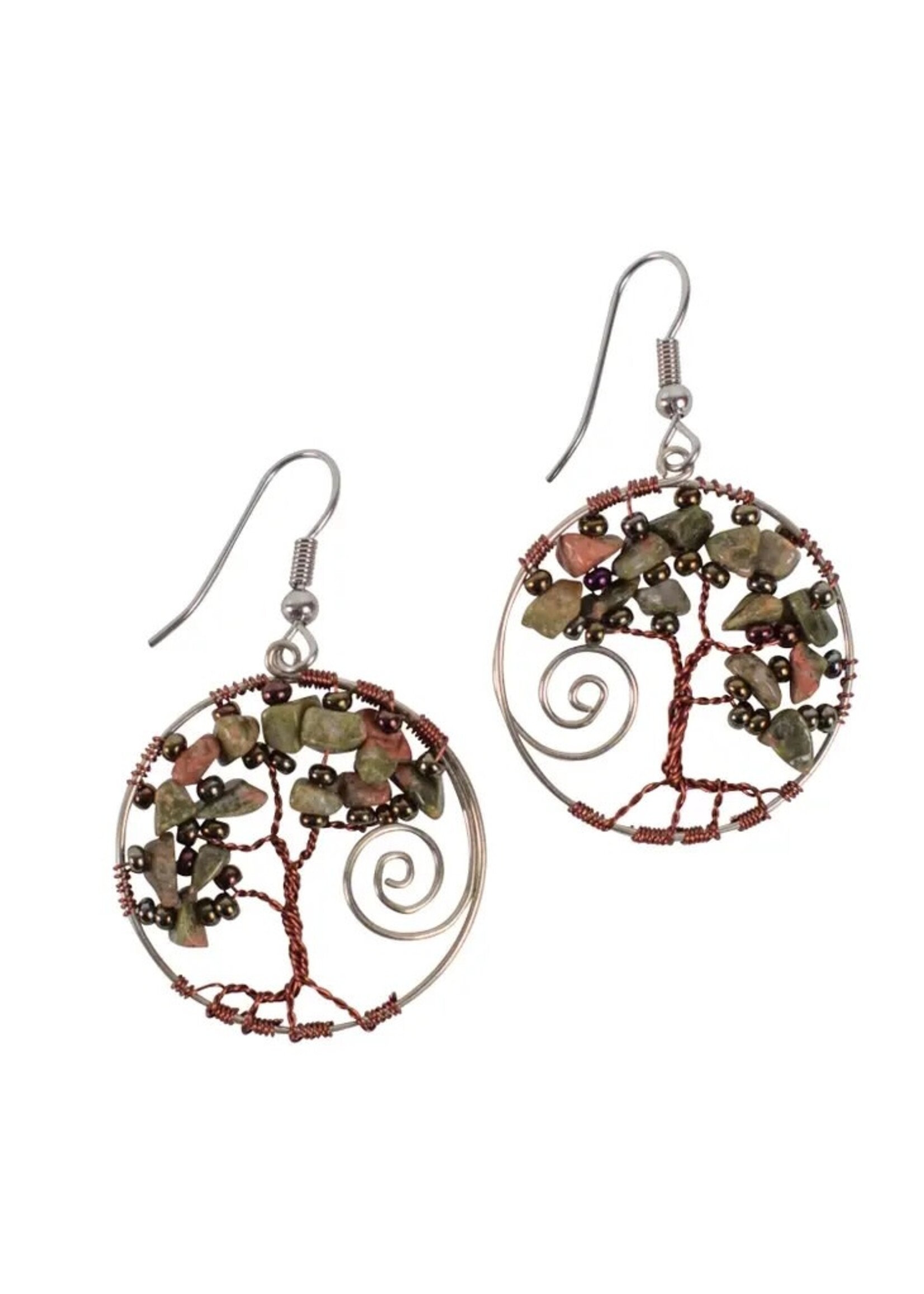 Earrings - Twisted Tree