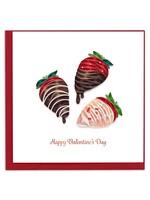 Quilled Card - Chocolate Covered Strawberries