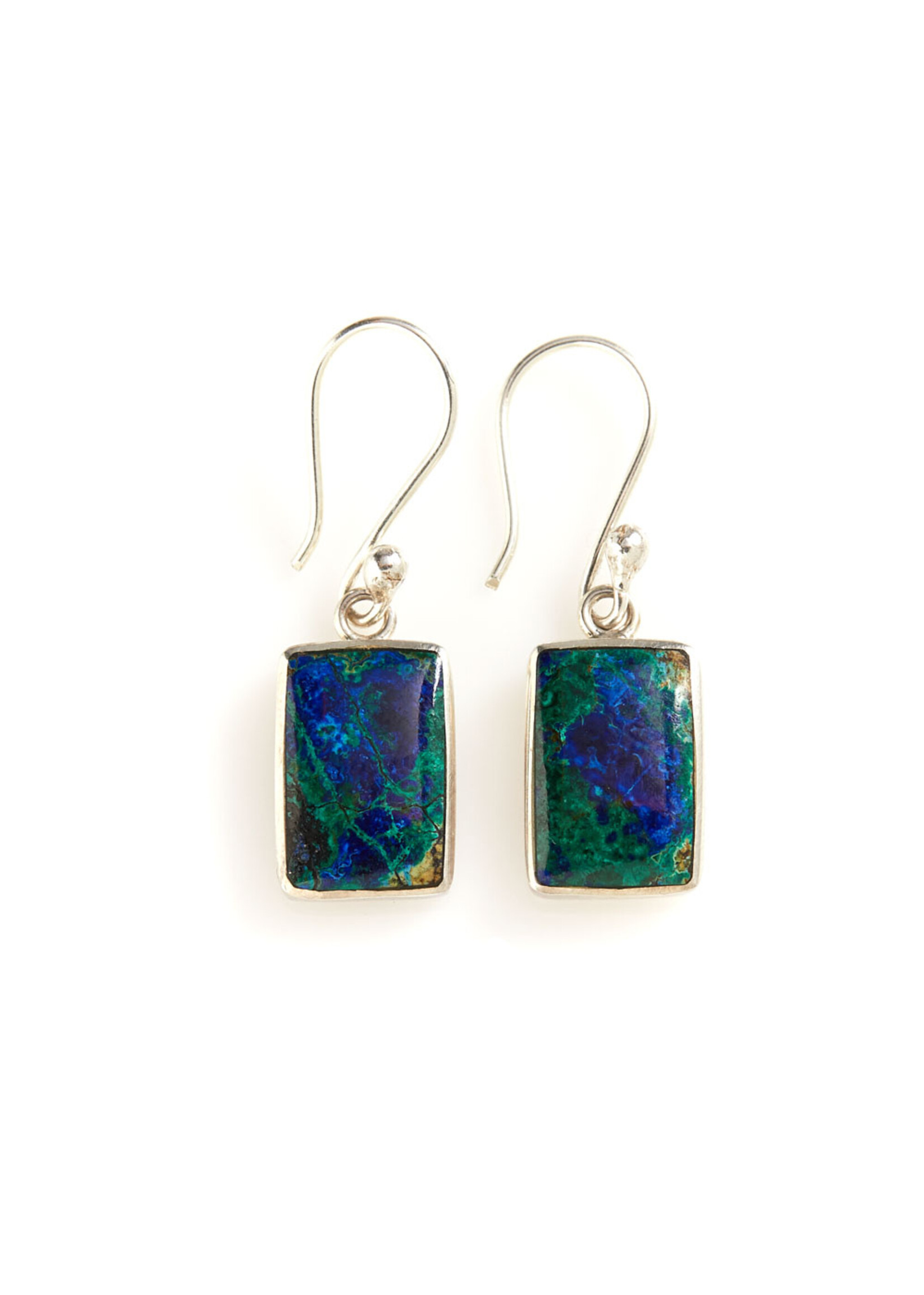 Earrings - Peruvian Azurite