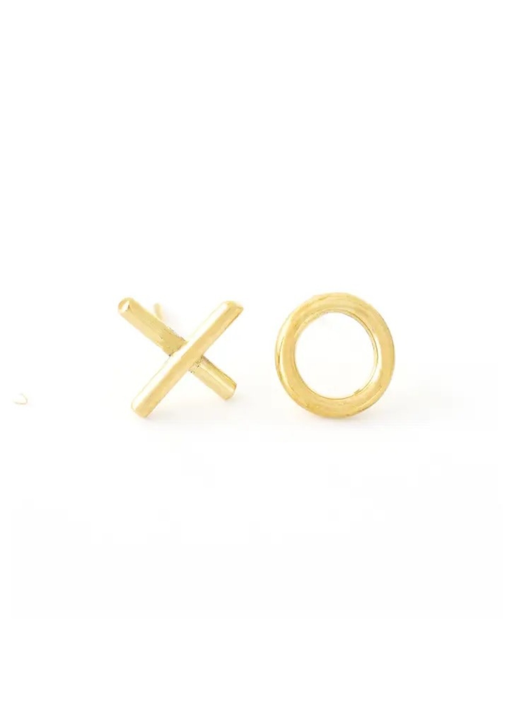 Earrings - House of Cindimini Brass Hugs & Kisses