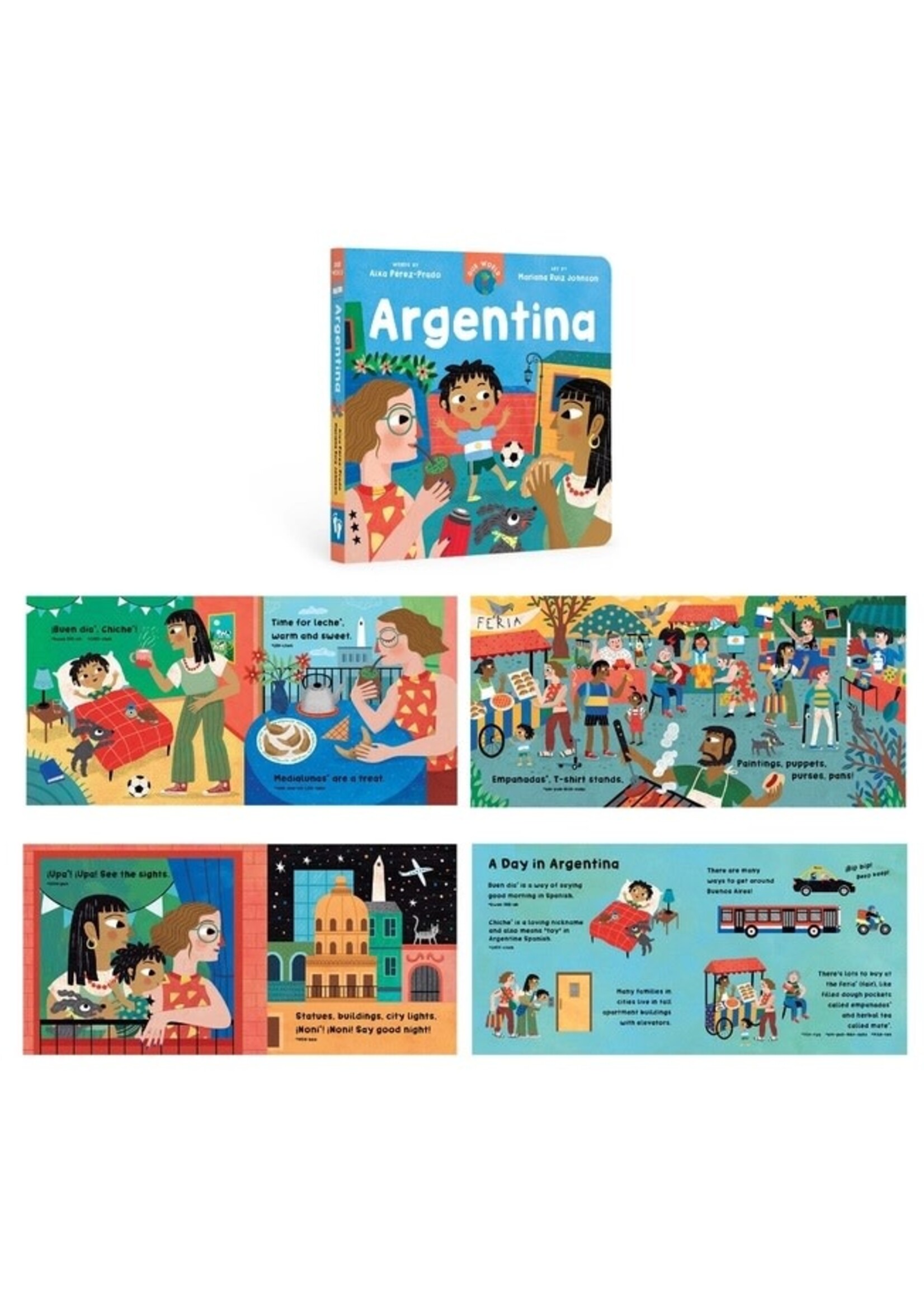 Children's Book - Board Our World: Argentina