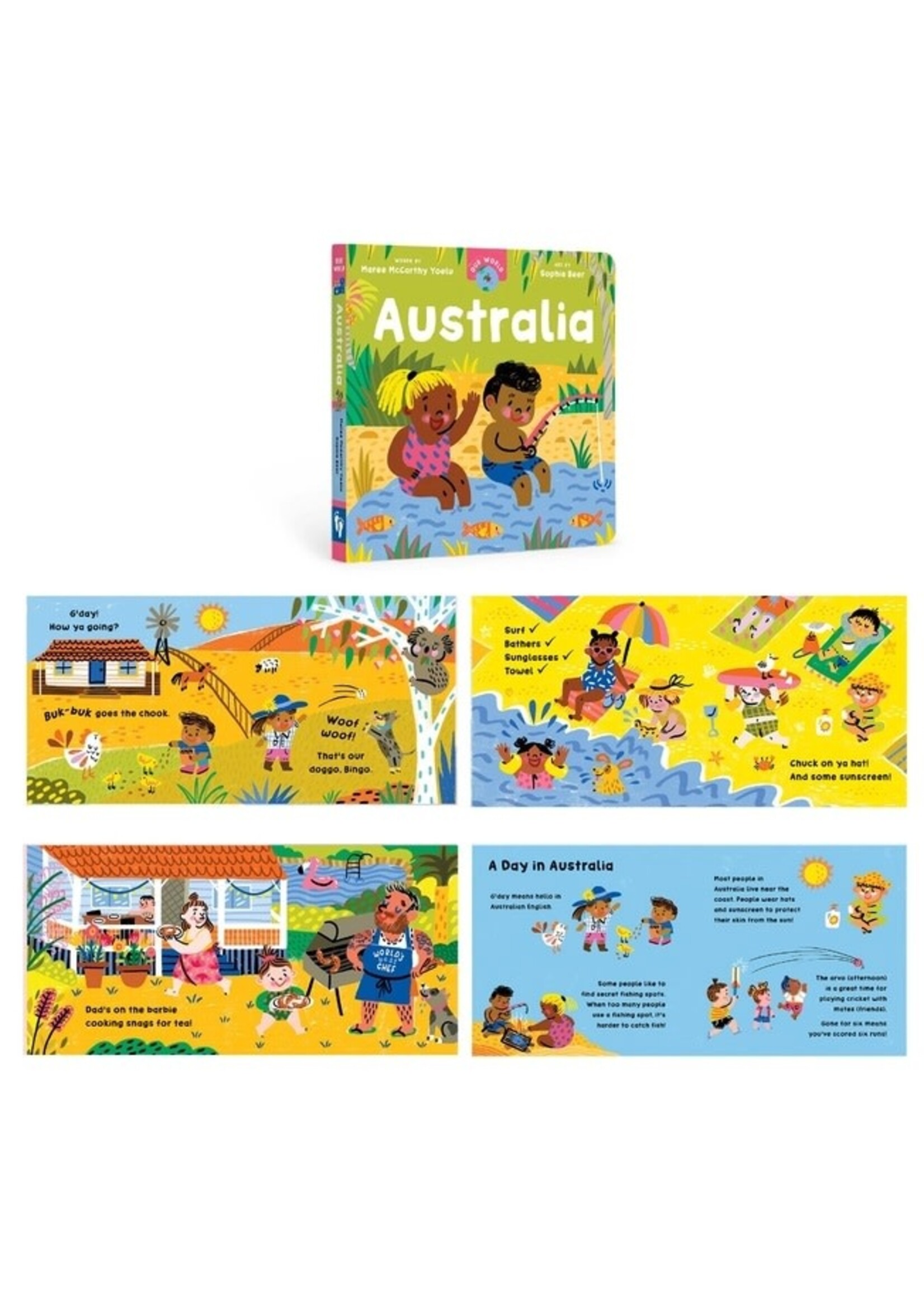 Children's Book - Board Our World: Australia