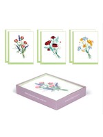 Quilled Note Card Box Set/6 - Wildflower