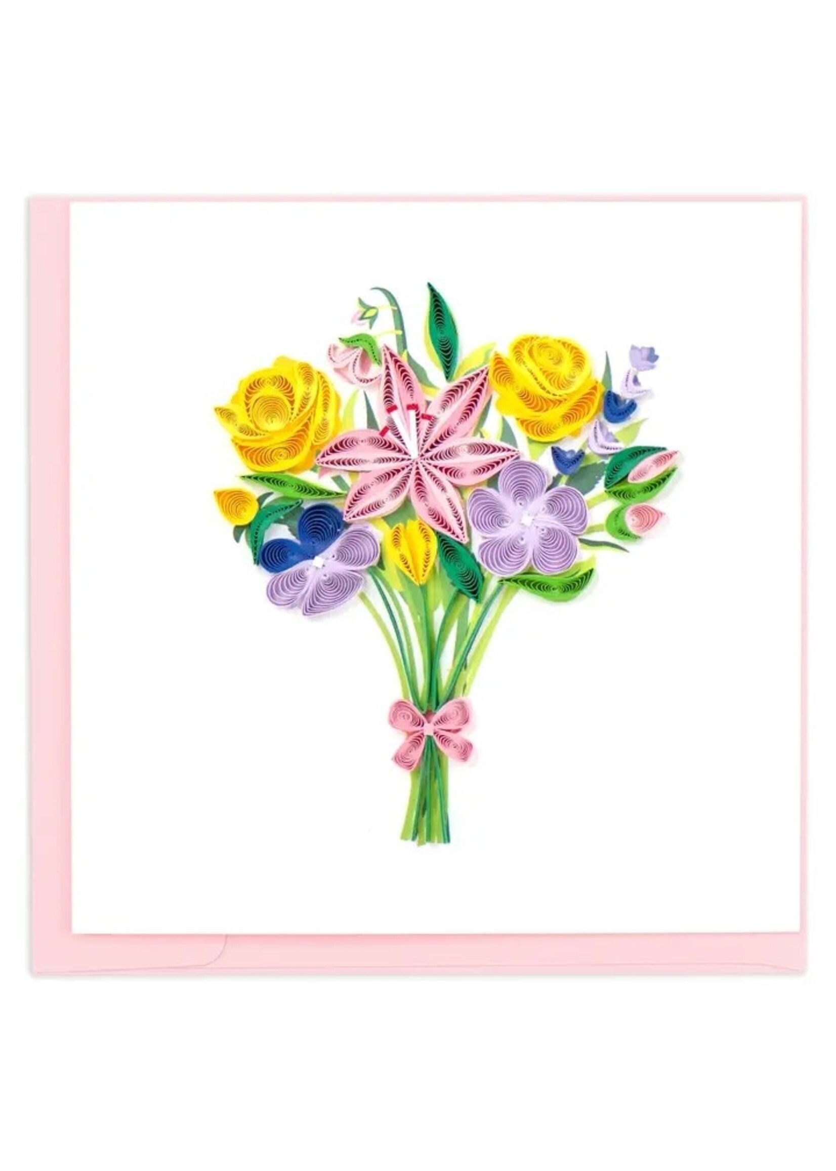 Quilled Card - Spring  Bouquet