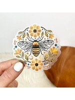 Sticker - Flowers & Bee Clear