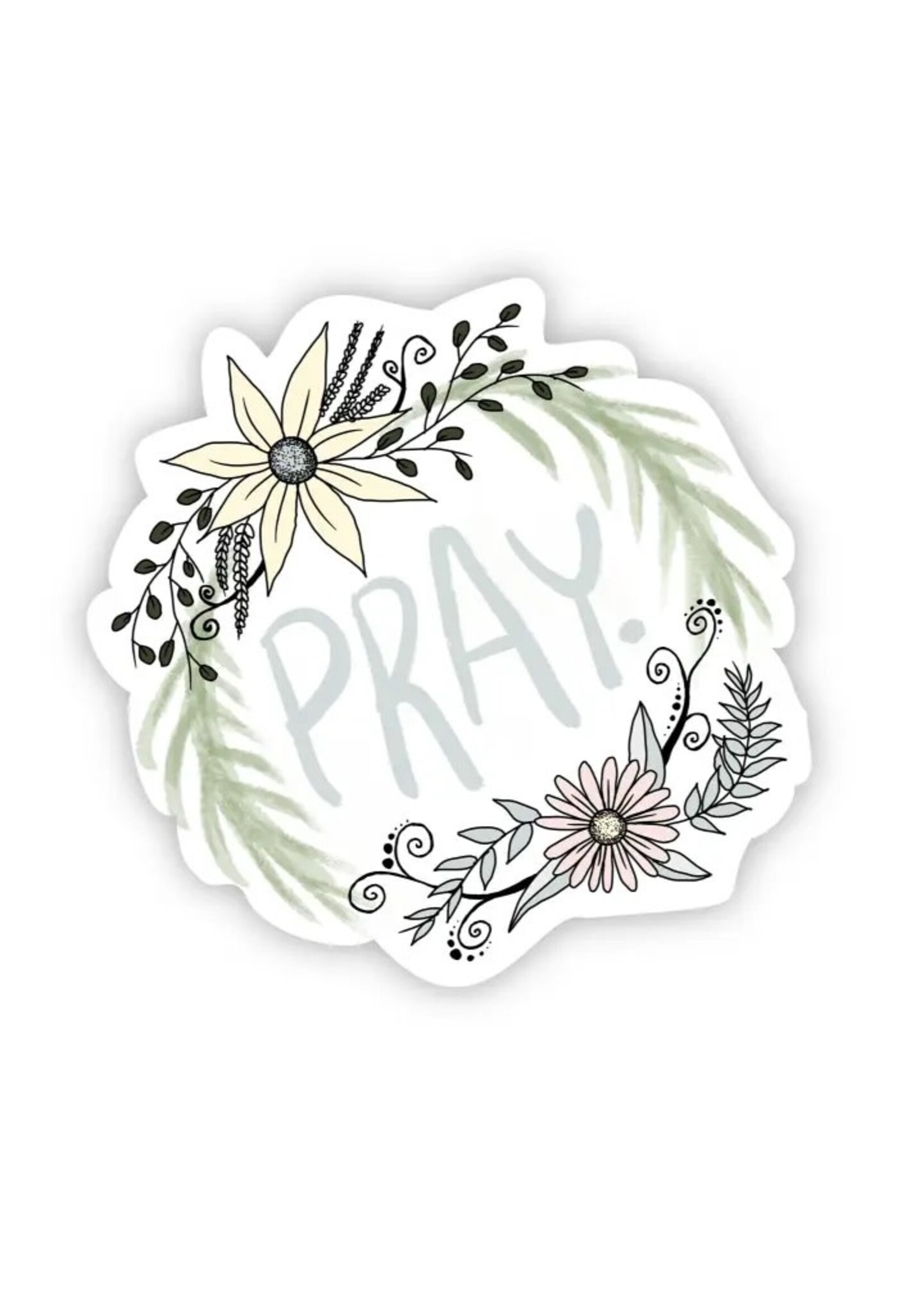 Sticker -Pray Floral