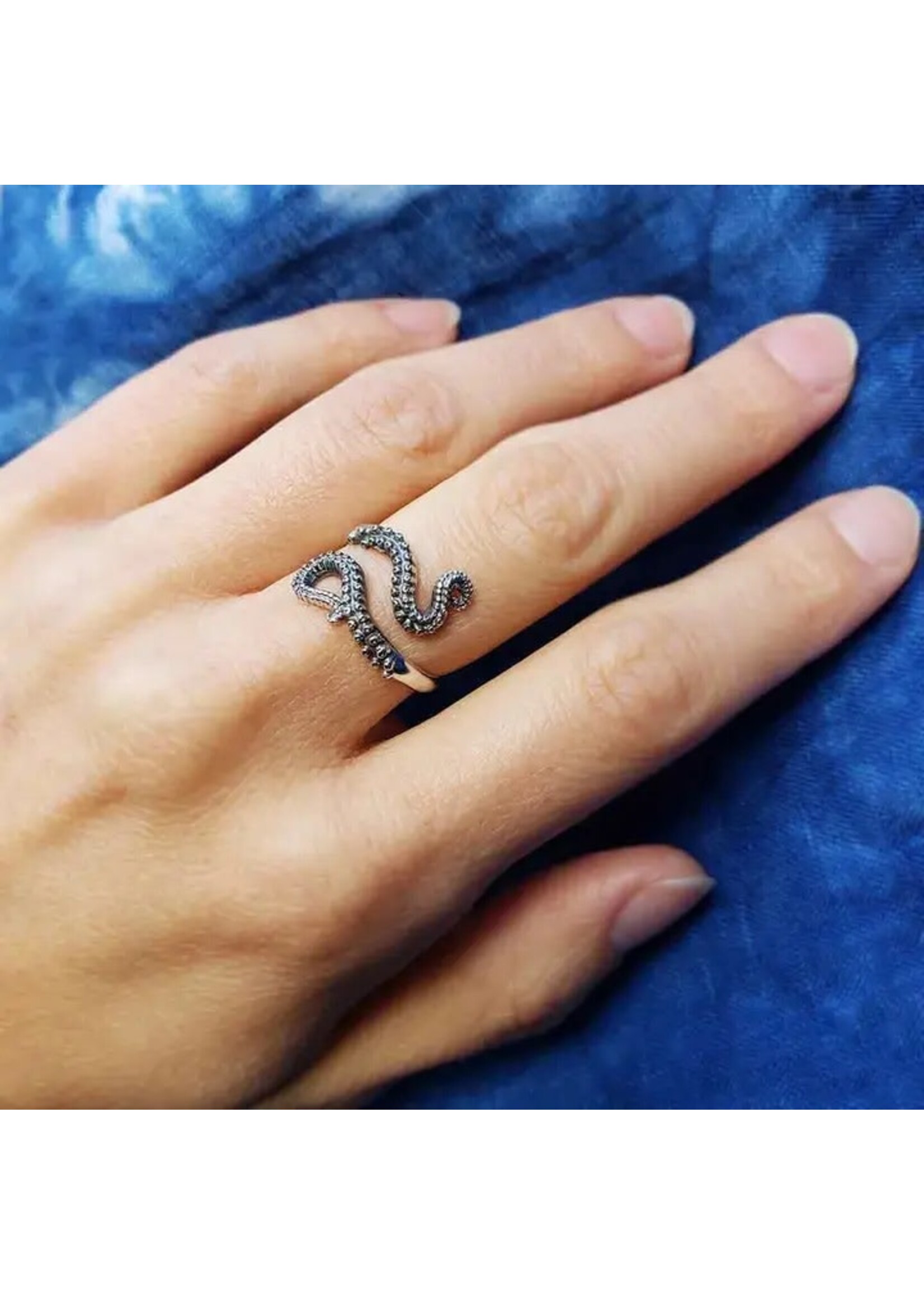 Ring- Octopus Tentacle Sterling Silver