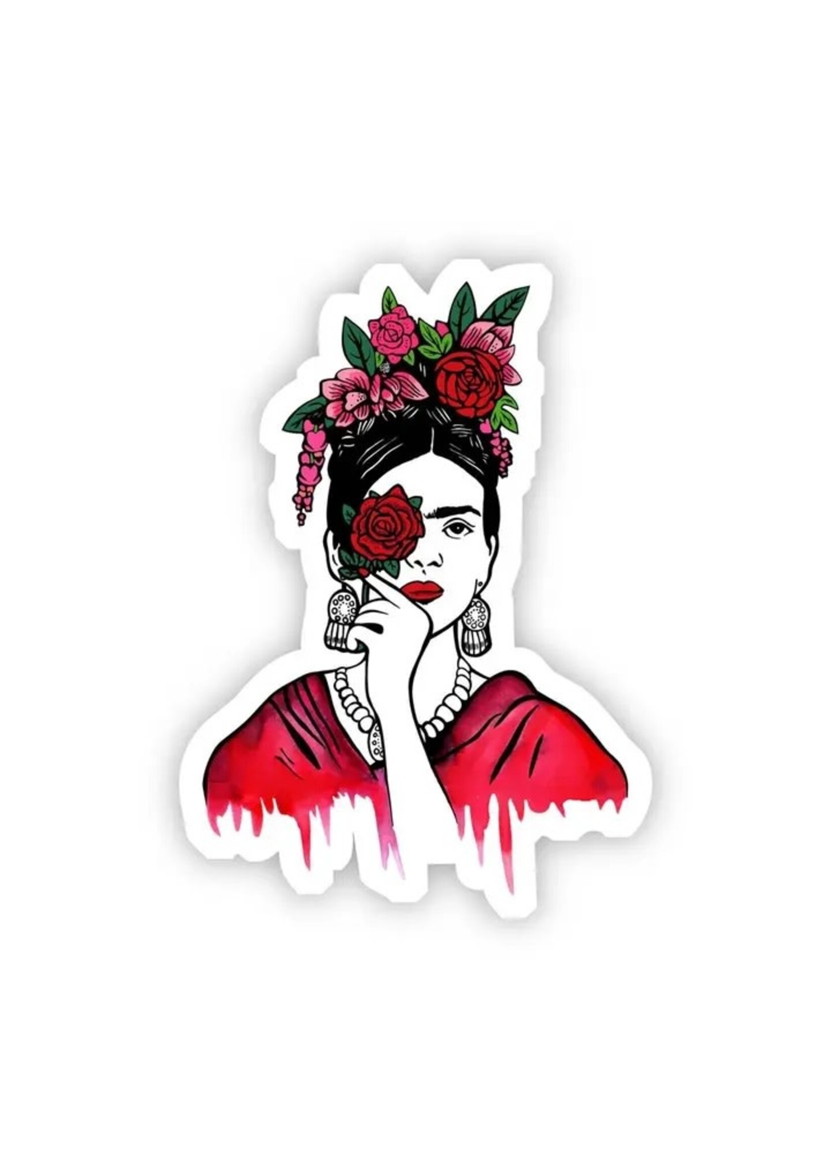 Sticker - Frida Kahlo Roses