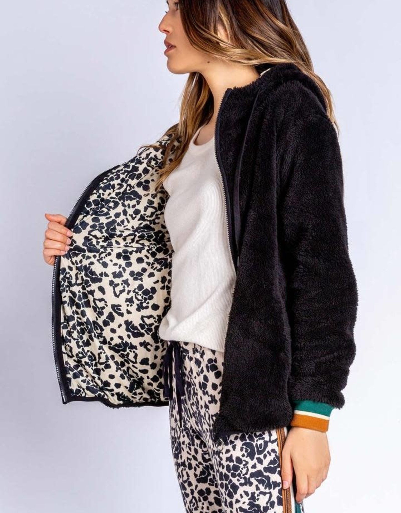 PJ Salvage Womens Loungewear Ciao Bella Jacket
