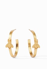 Julie Vos Julie Vos Bee Hoop Earrings Medium