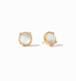 Julie Vos Jullie Vos Honey Stud Earring Iridescent Clear