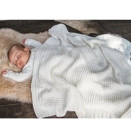 Barefoot Dreams Barefoot Drams Waffle Baby Blanket 30x32