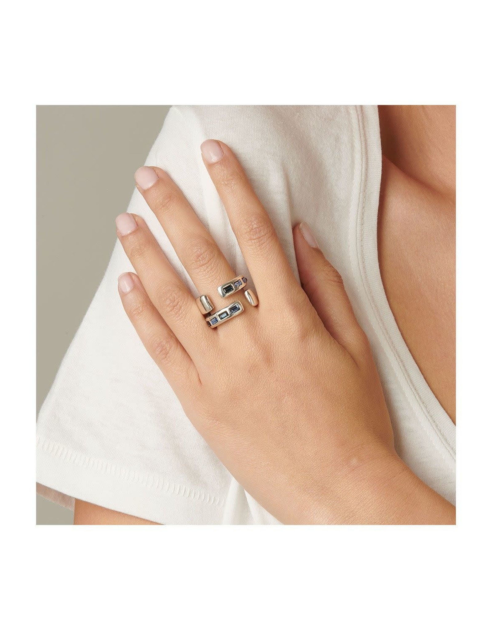 UNOde50 UNO de 50 Nightbird Wrap Ring