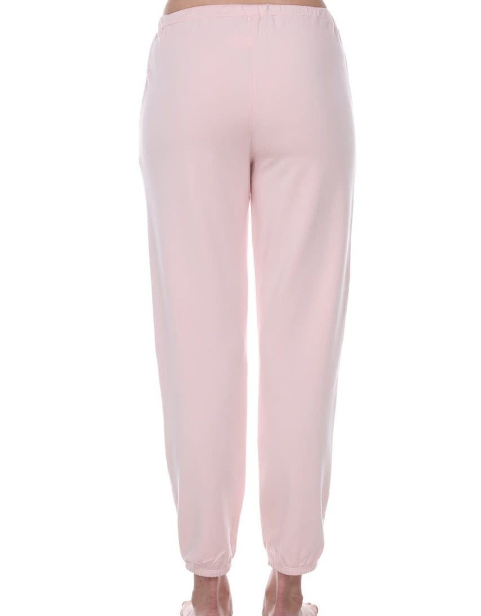 PJ Harlow PJ Harlow Blair French Terry Sweat Pant With Satin Trim