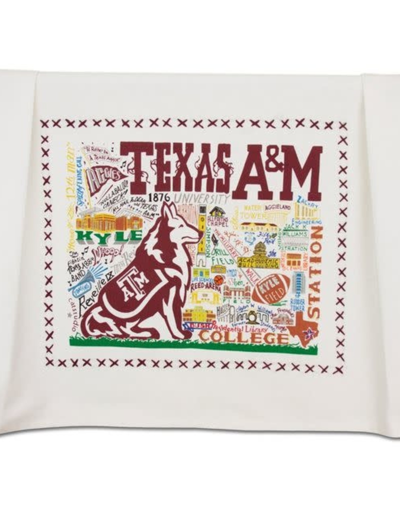 Catstudio Collegiate Dish Towel - Pretty Please Boutique & Gifts