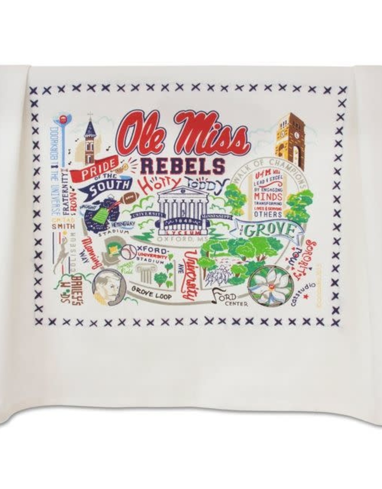 Catstudio Collegiate Dish Towel Georgia Tech