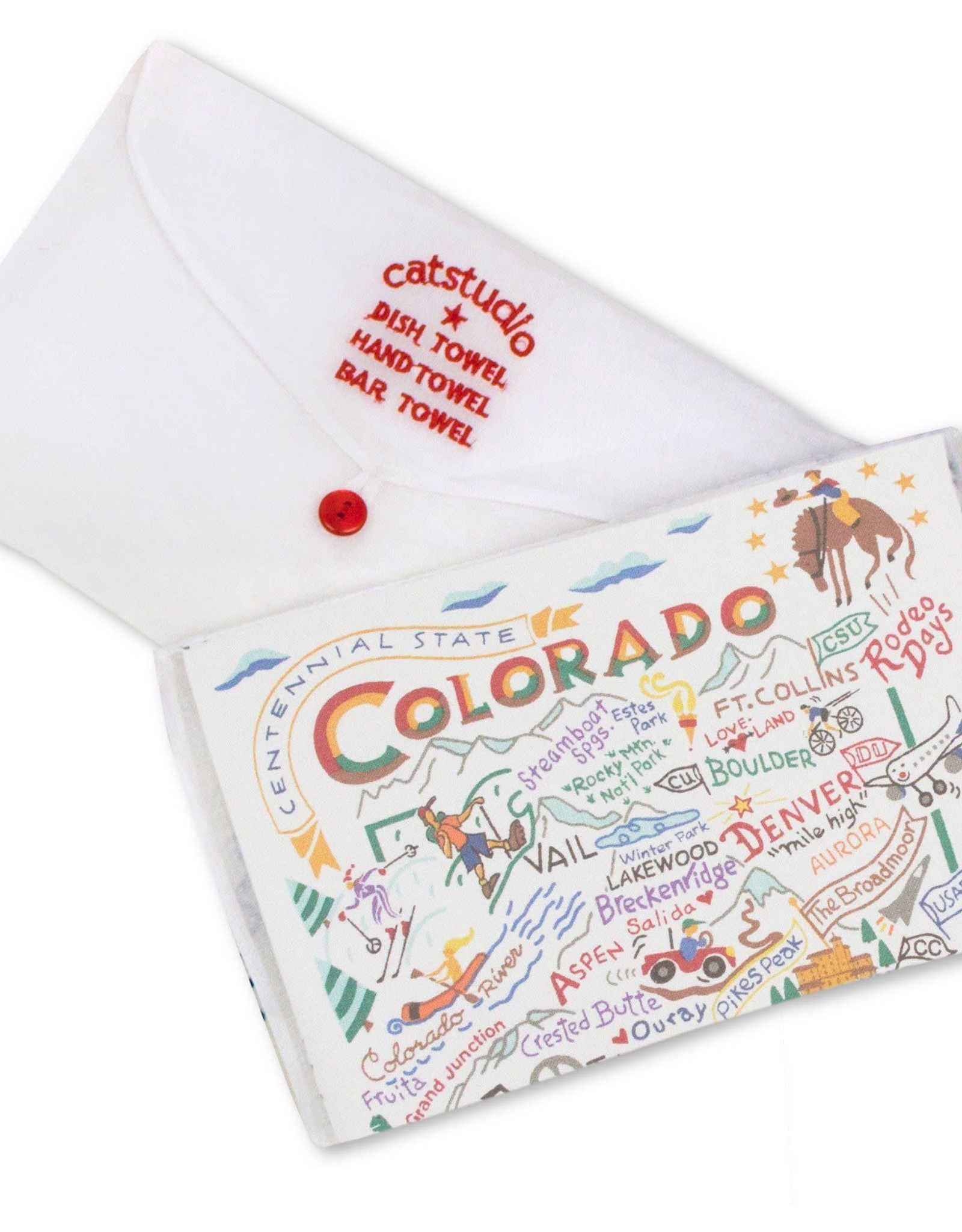 Catstudio Catstudio State Dish Towel Colorado