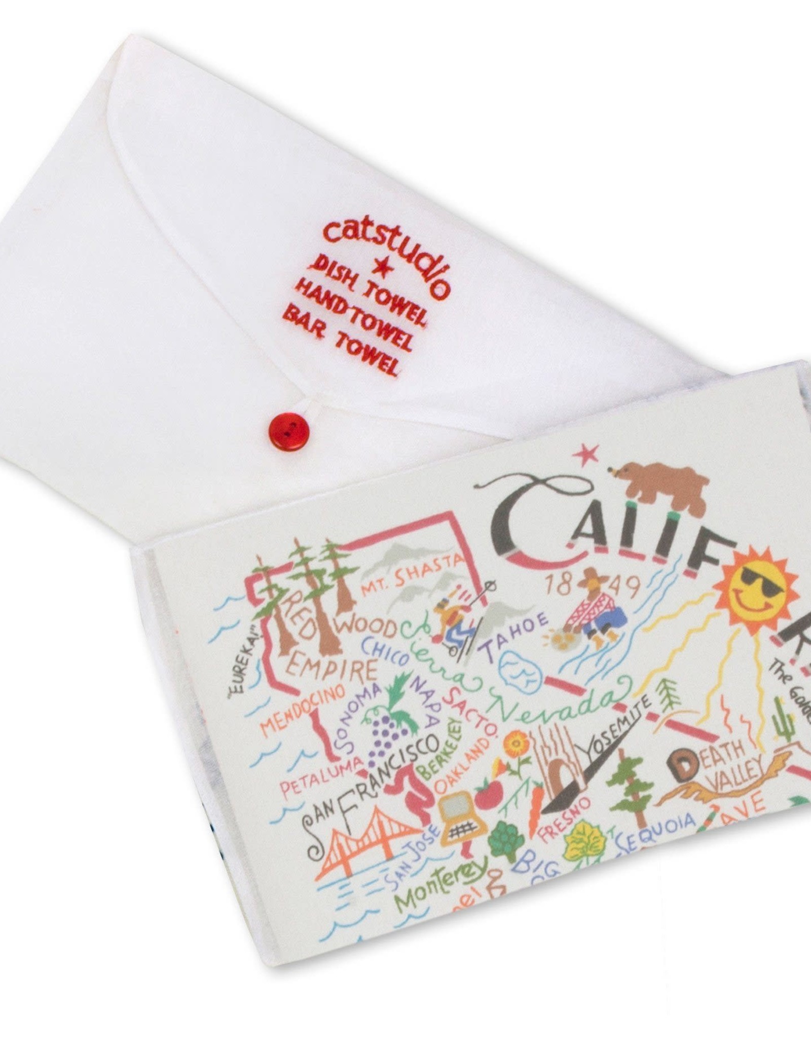 Catstudio Catstudio State Dish Towel California
