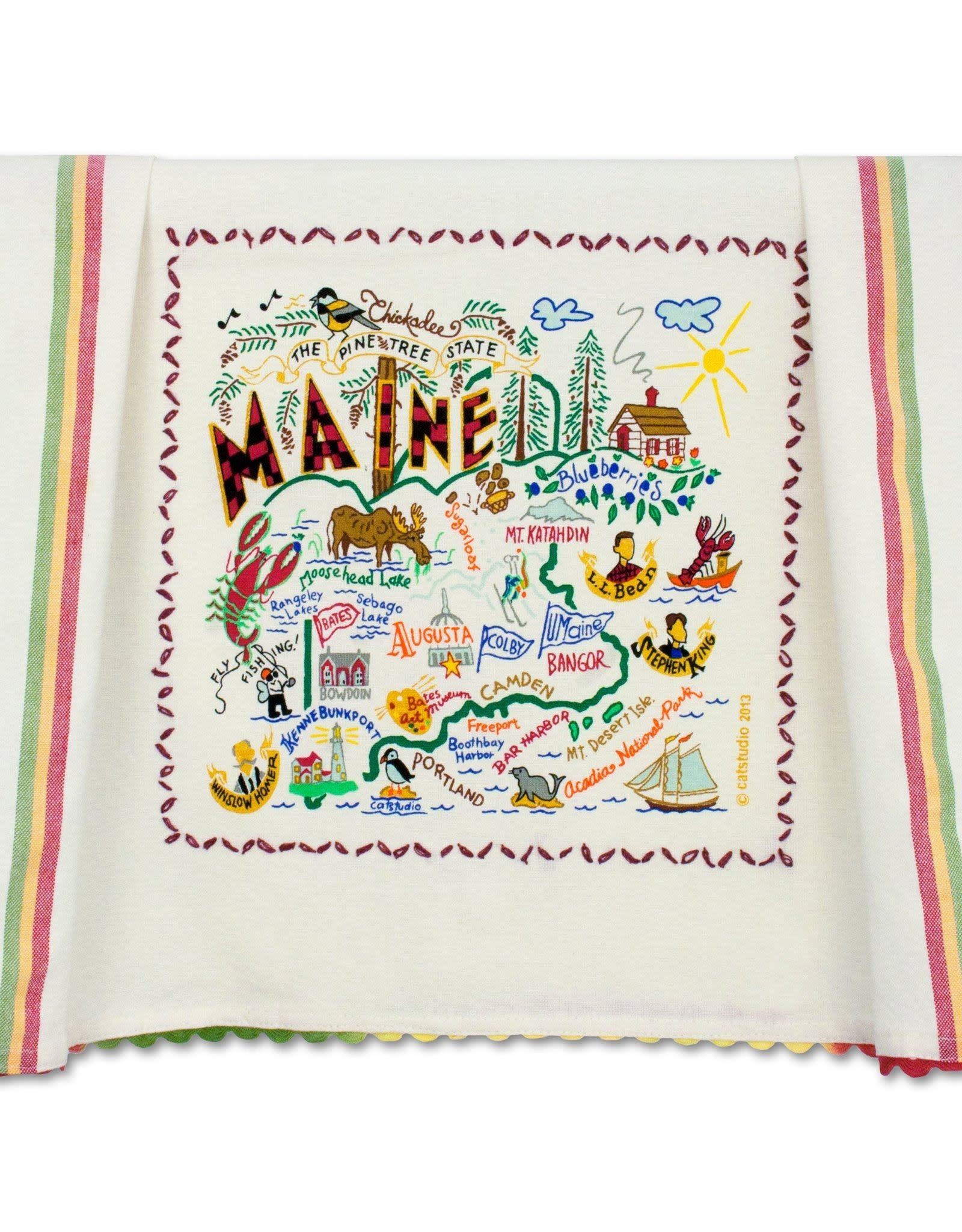 Catstudio Catstudio State Dish Towel Maine