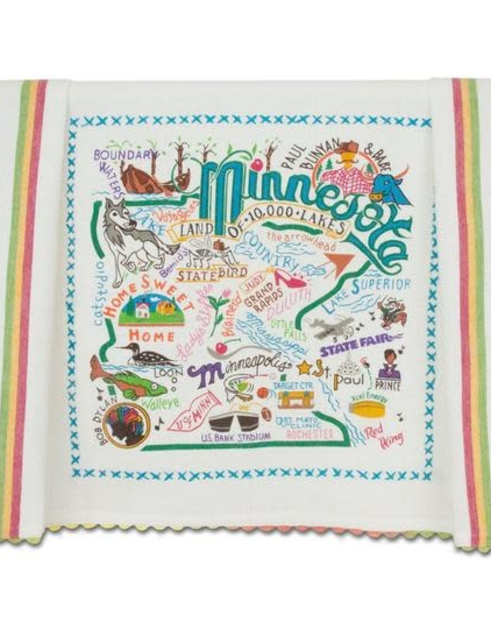 Catstudio Catstudio State Dish Towel Minnesota