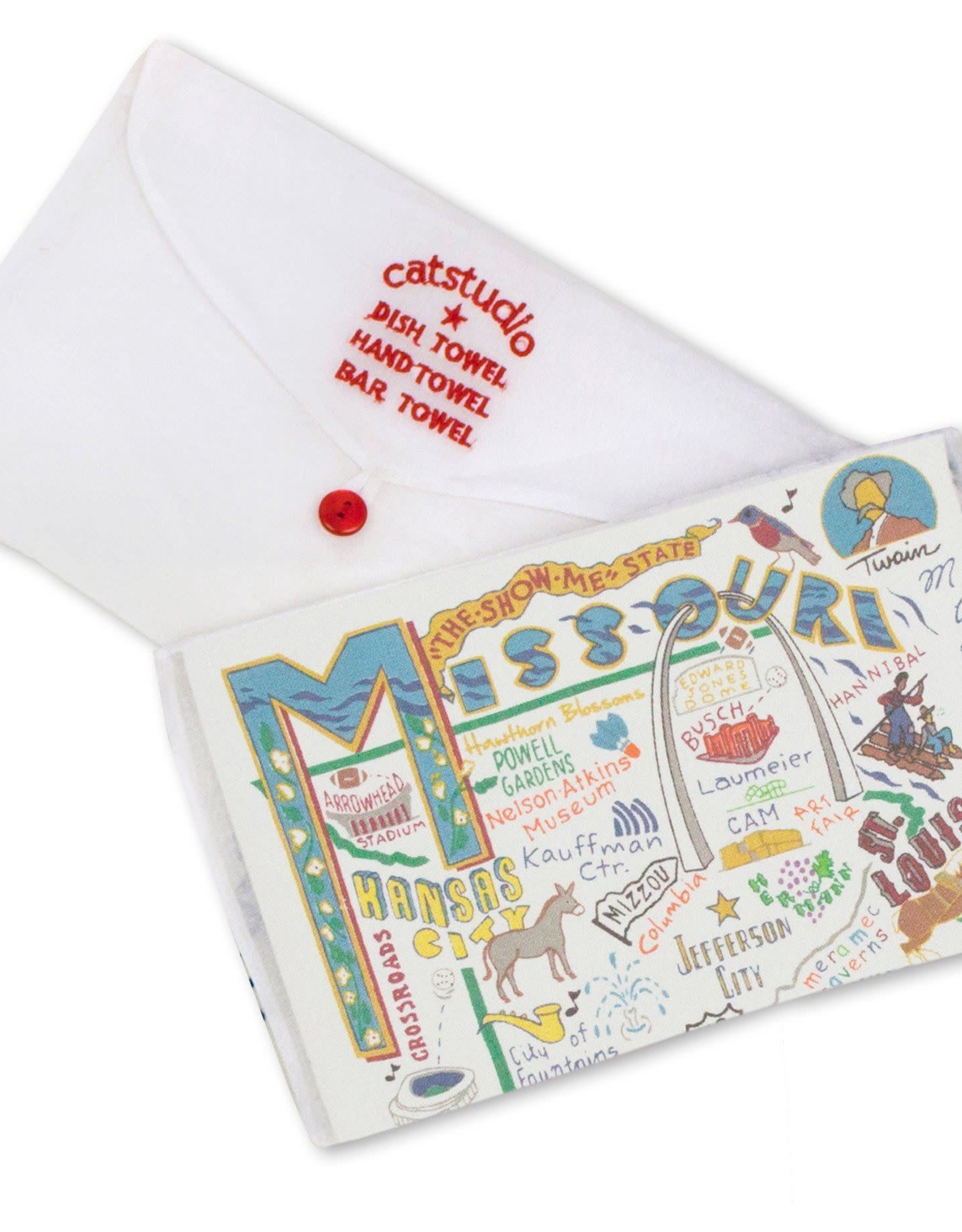 Catstudio Catstudio State Dish Towel Missouri