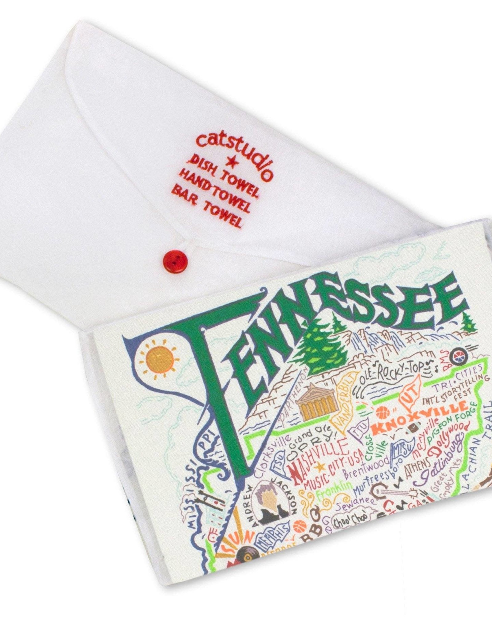 Catstudio Catstudio State Dish Towel Tennessee