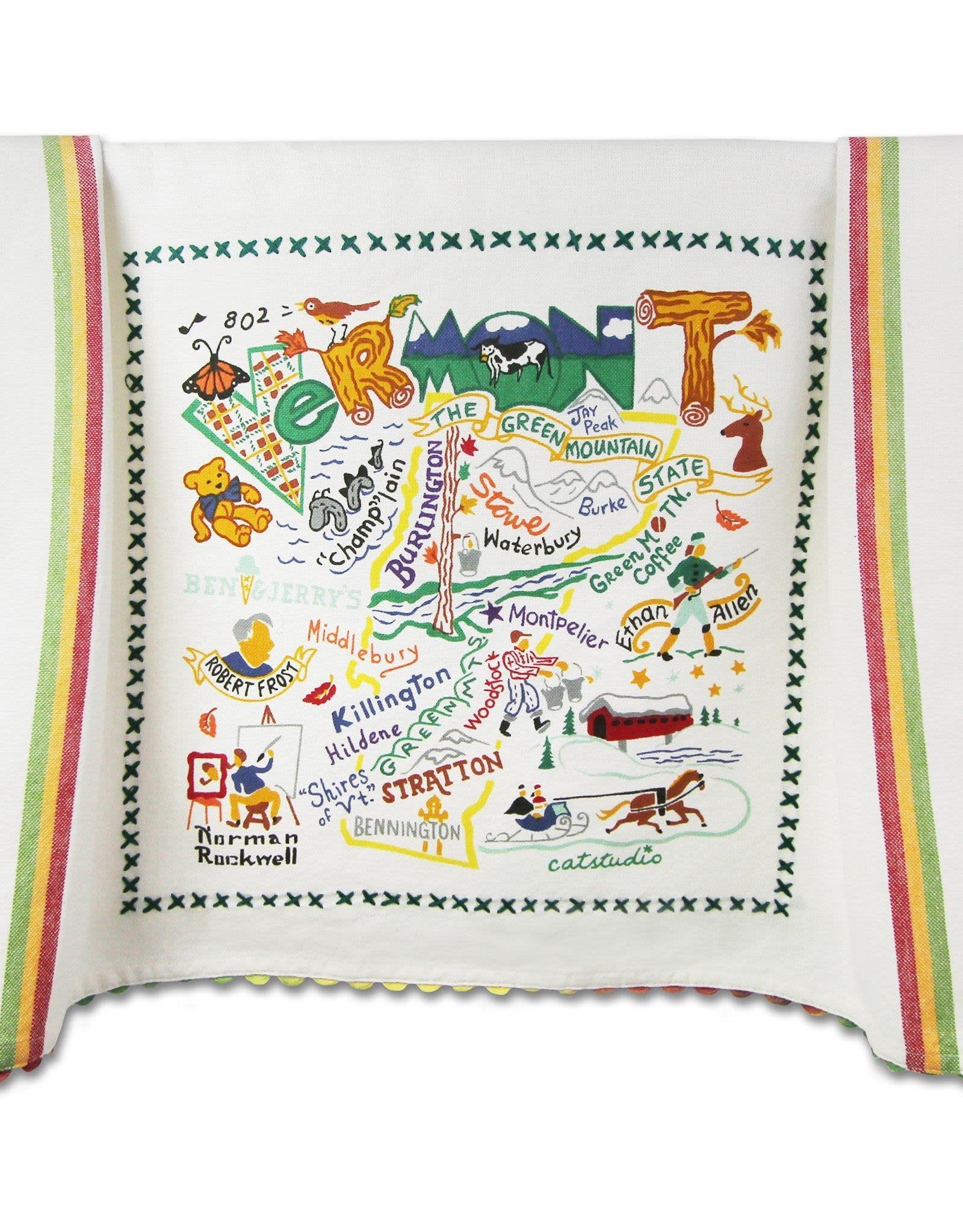 Catstudio Catstudio State Dish Towel Vermont