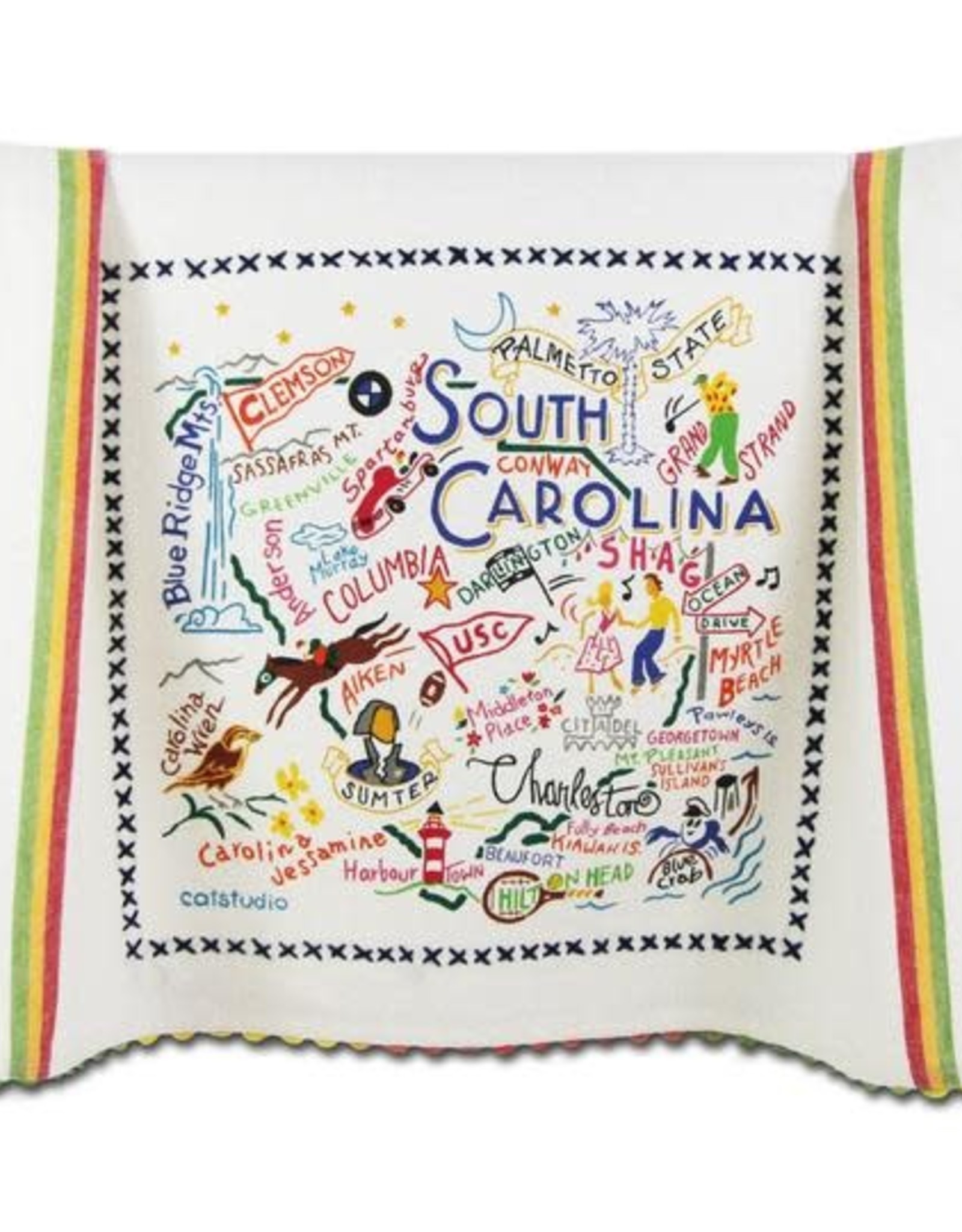 Catstudio Catstudio State Dish Towel South Carolina