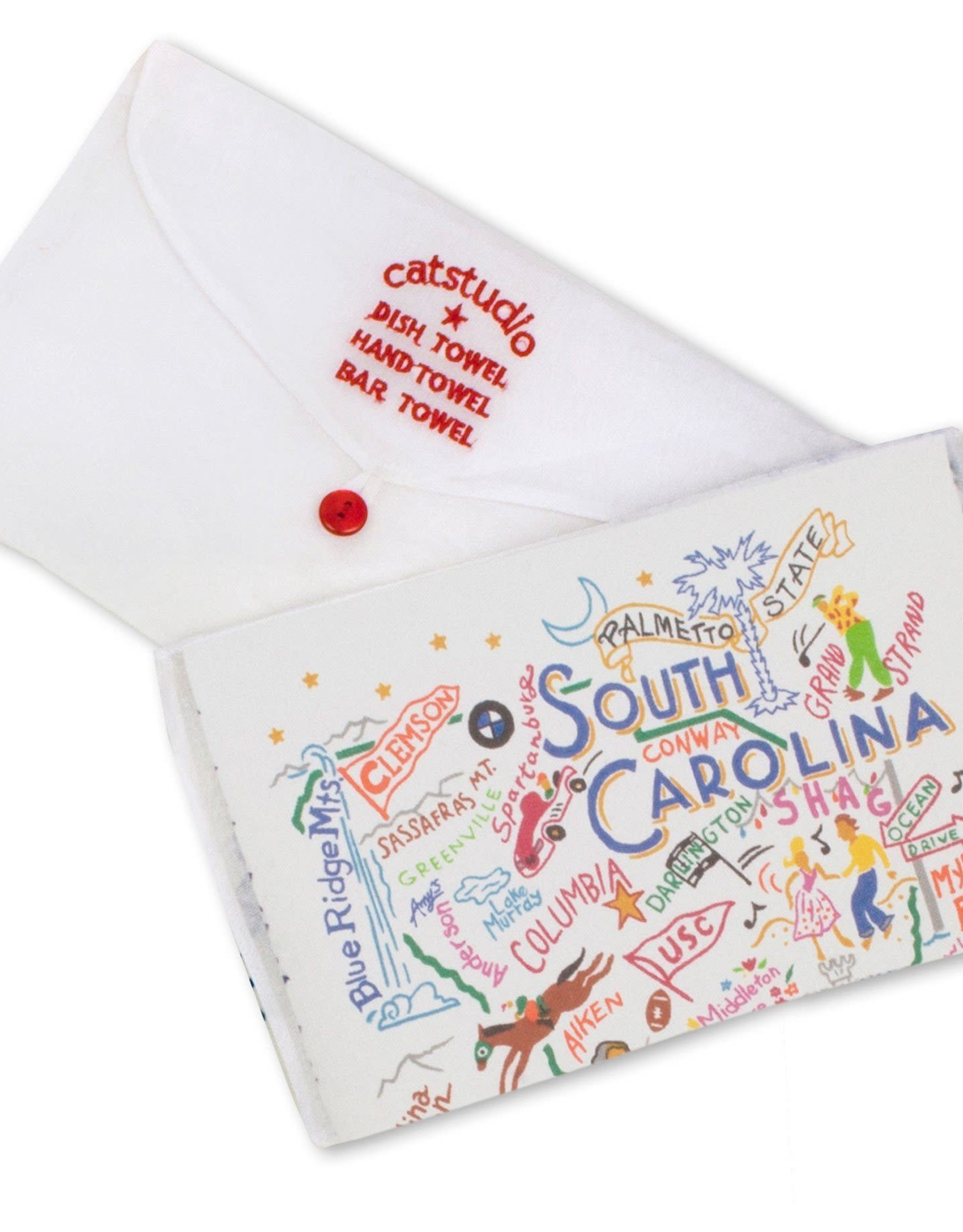 Catstudio Catstudio State Dish Towel South Carolina