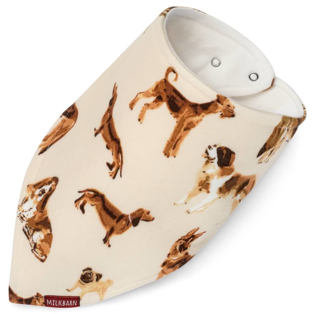 Milkbarn Bamboo Kerchief Bib Highland Cow main image 1