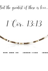 Dot & Dash Design Dot & Dash Scripture Necklace - 1 Corinthians