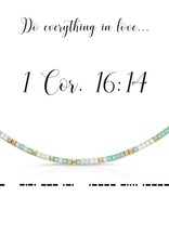 Dot & Dash Design Dot & Dash Scripture Necklace - 1 Corinthians