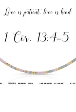 Dot & Dash Design Dot & Dash Scripture Necklace - 1 Corinthians