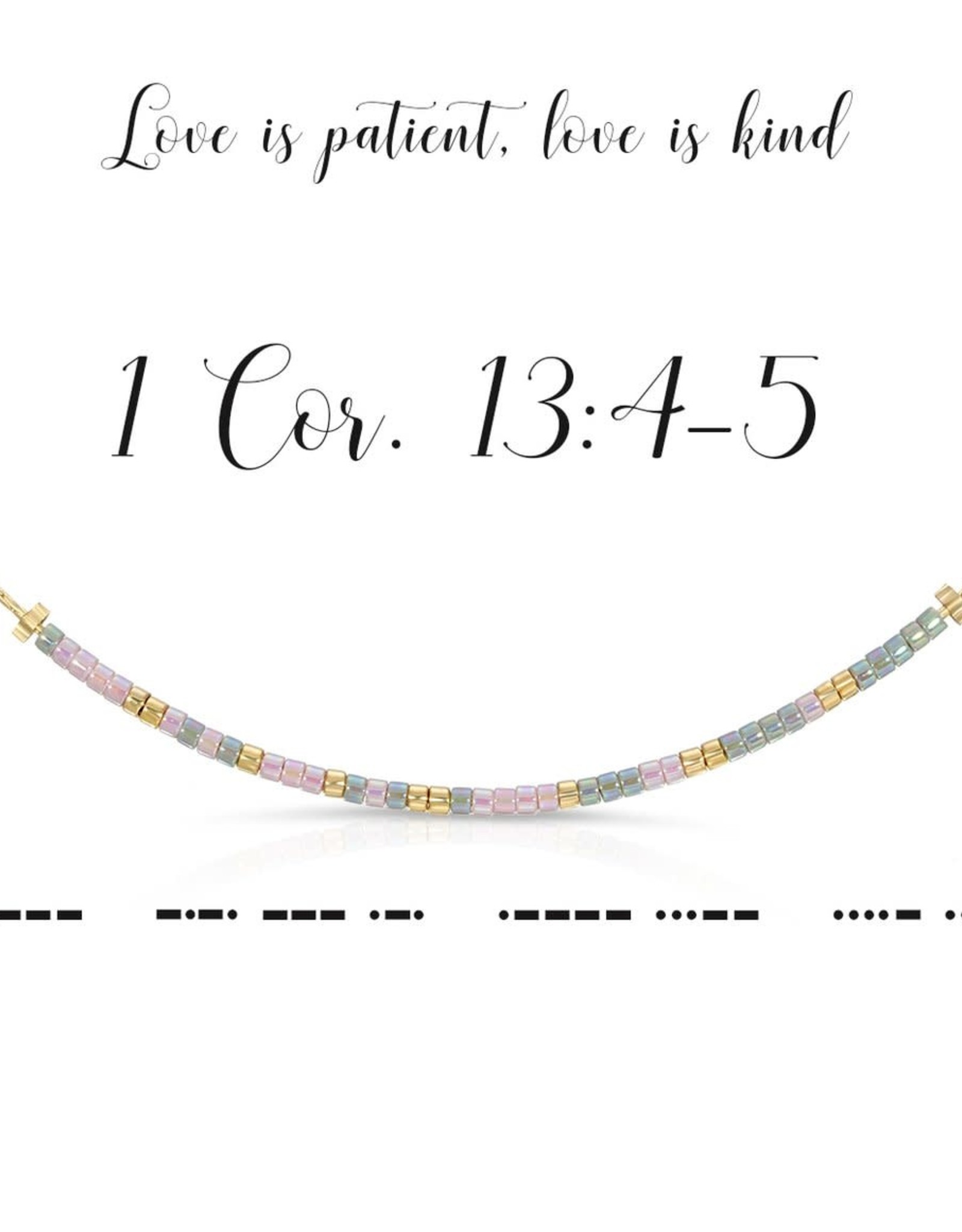Dot & Dash Design Dot & Dash Scripture Necklace - 1 Corinthians