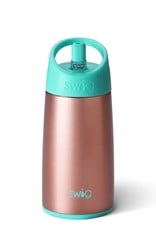 Swig Life 12oz Insulated Water Bottle for Kids with Straw & Flip + Sip  Handle Dishwasher Safe Cup Holder Friendly Stainless Steel Water Bottle for  Girls and Boys (Dipsy Daisy)