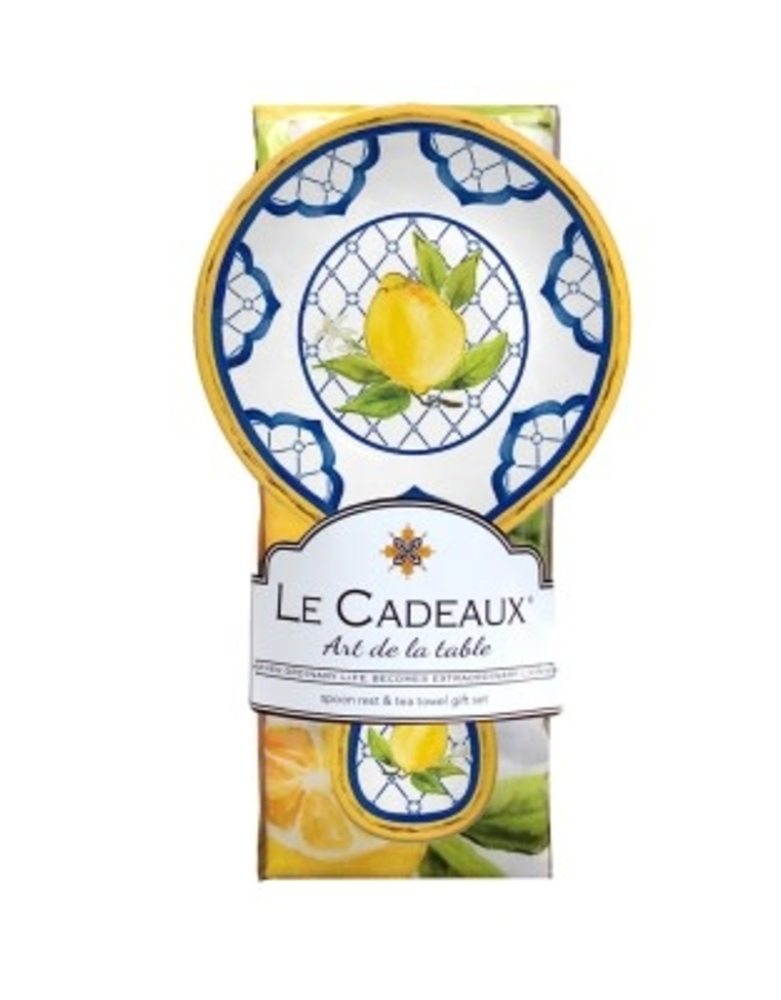 Le Cadeaux Le Cadeux Spoon Rest With Tea Towel