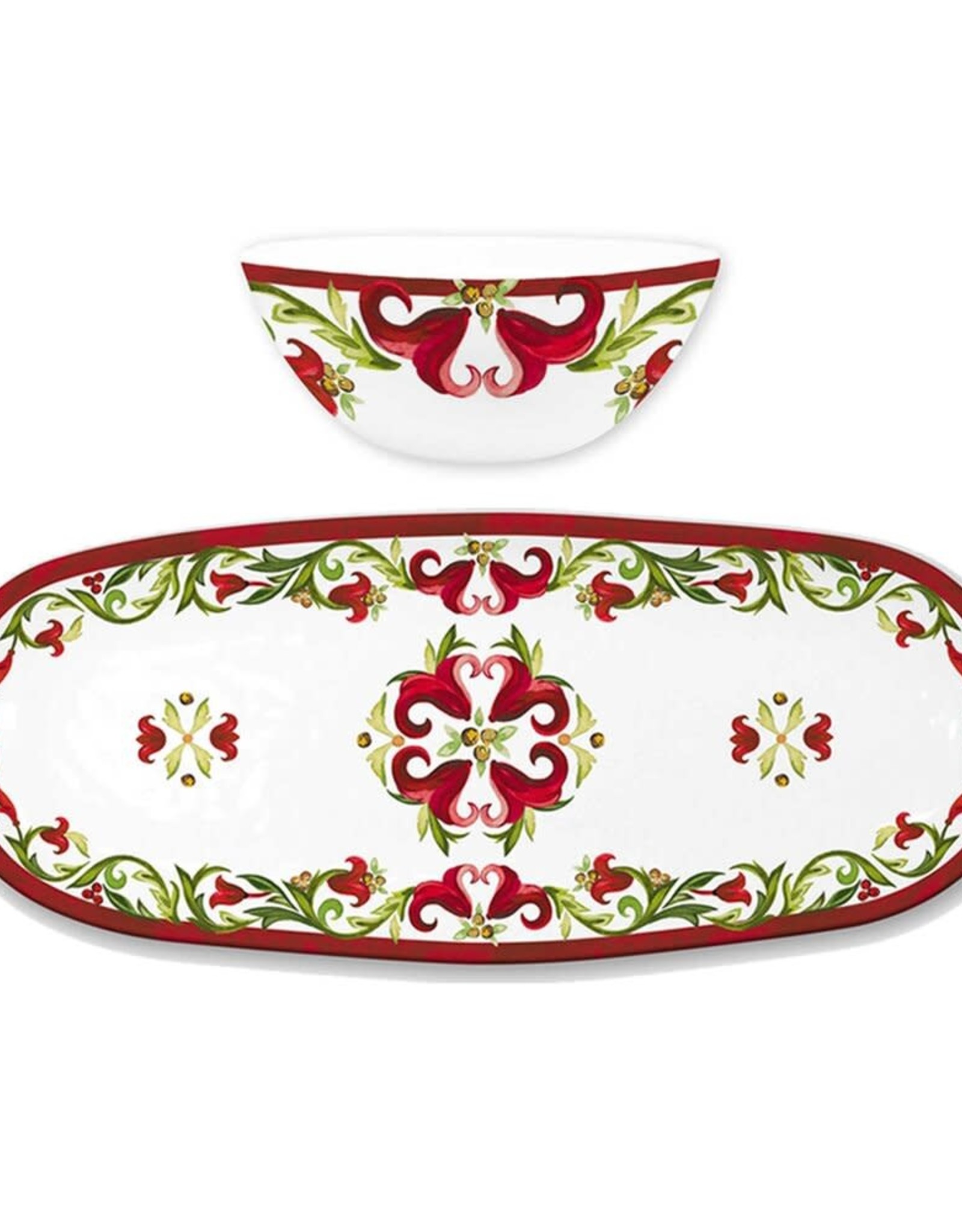 Le Cadeaux Le Cadeux Bowl & Tray Set