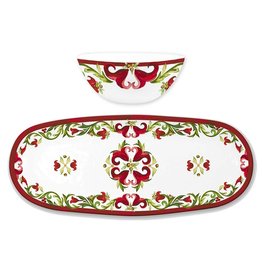 Le Cadeaux Le Cadeux Bowl & Tray Set