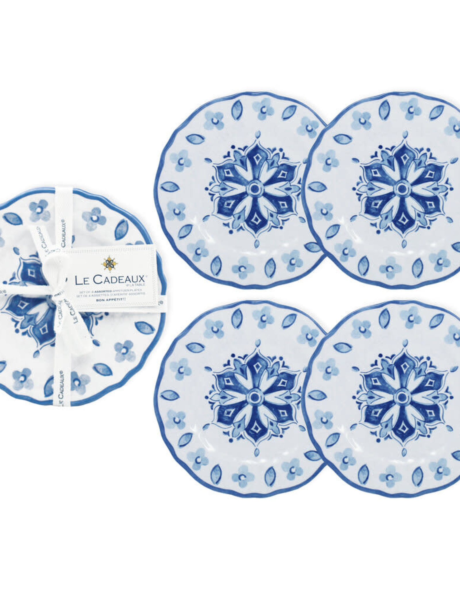 Le Cadeaux Le Cadeux Set of 4 Appetizer Plates