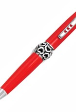 Brighton Red/Sil Pen Pal Charm Pen