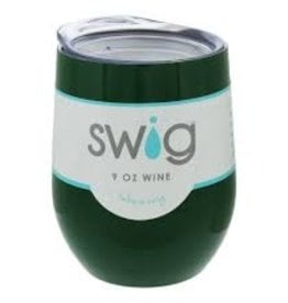 Swig Swig Stemless Wine Cup Green 12 OZ