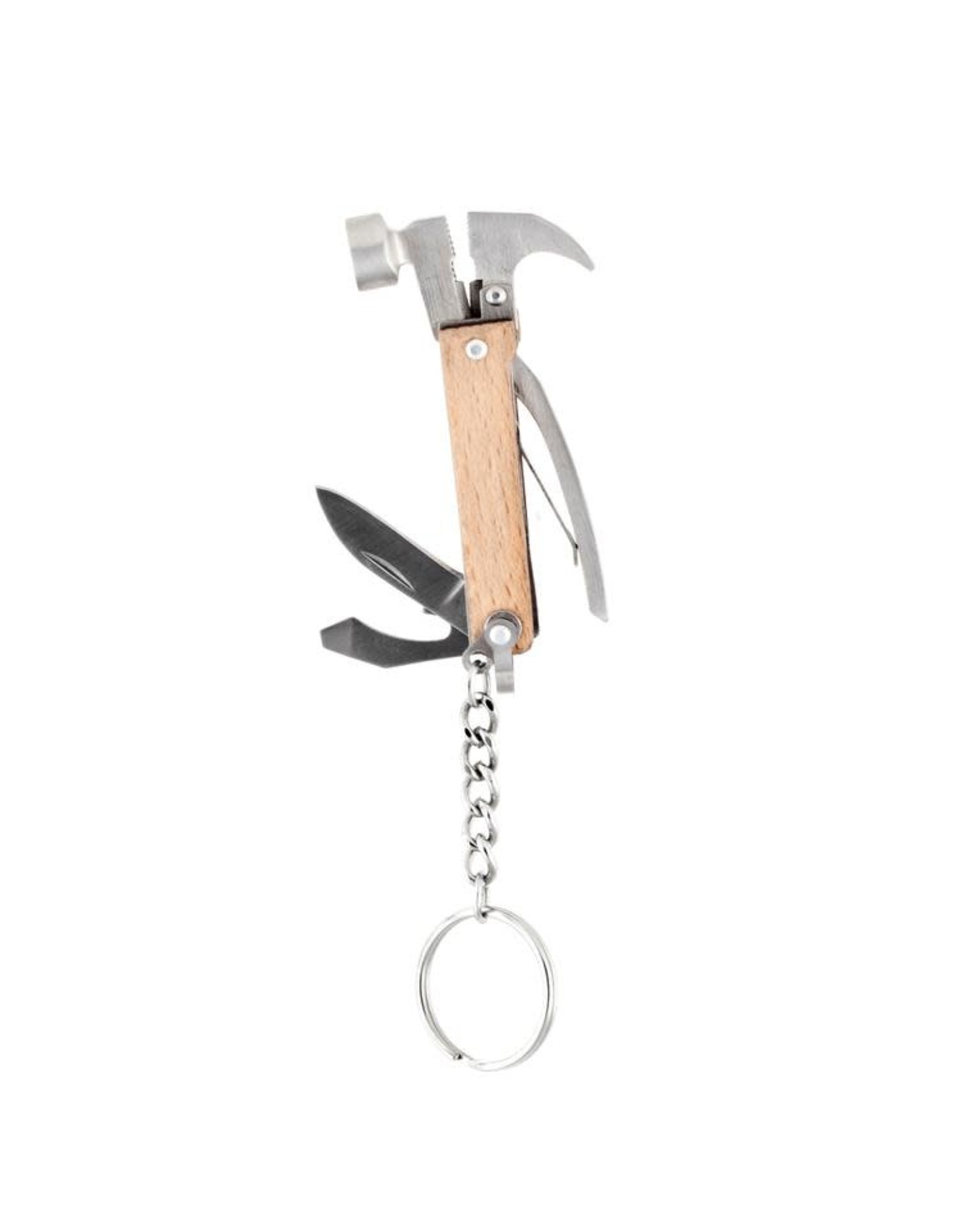 Kikkerland Mini Wood Hammer Multi Tool