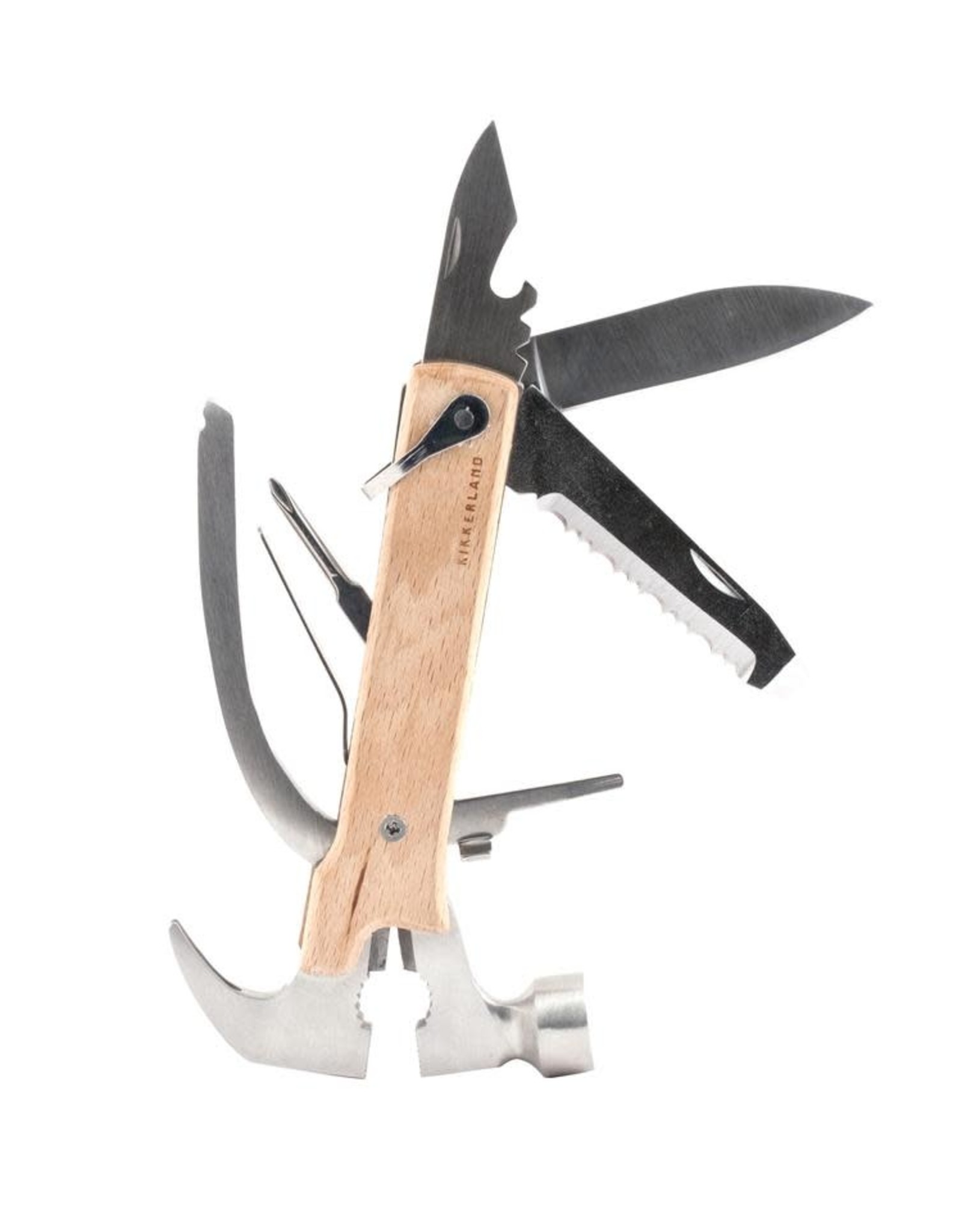Kikkerland Wood Hammer Multi-Tool